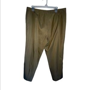 Peck & Peck Silk Blend Cropped Pants. Size 14